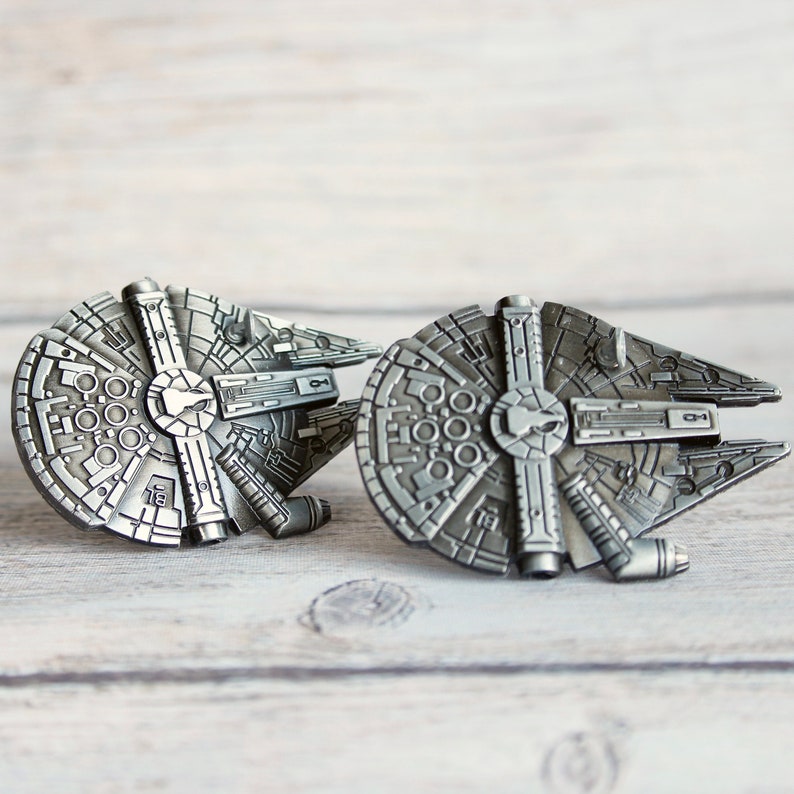 Set of 2 Star Wars Knobs Millennium Falcon in Metal Etsy