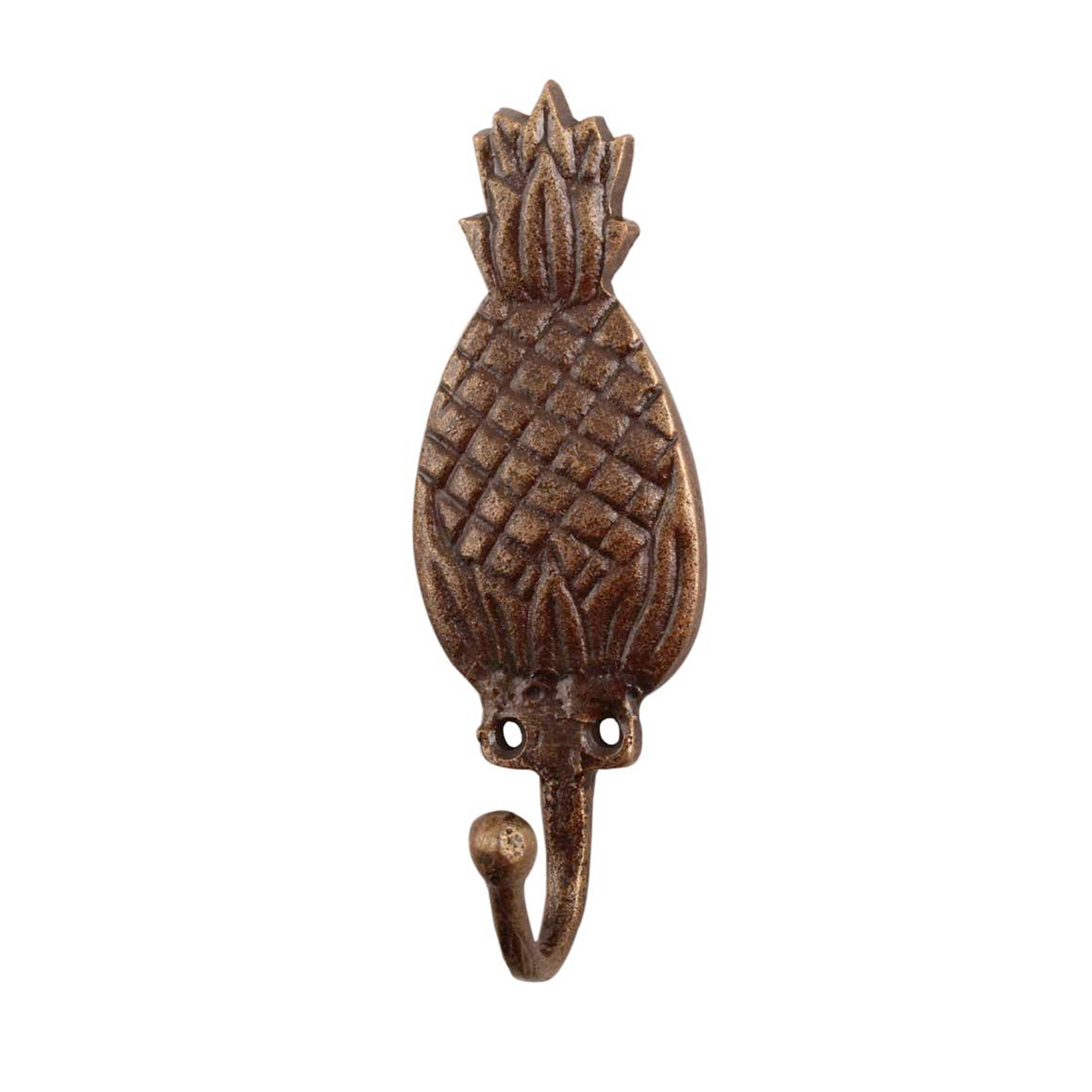 Pineapple Wall Hook in Brass Pinapple Coat Hook WH1201 Etsy