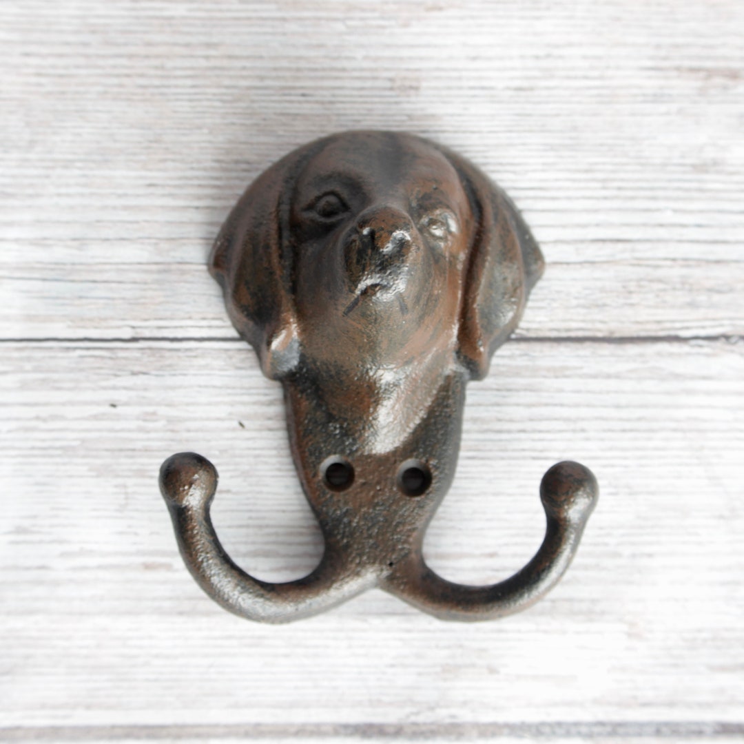 Dog Wall Hook Double Hook for Wall Cast Iron Rustic Decor Etsy België