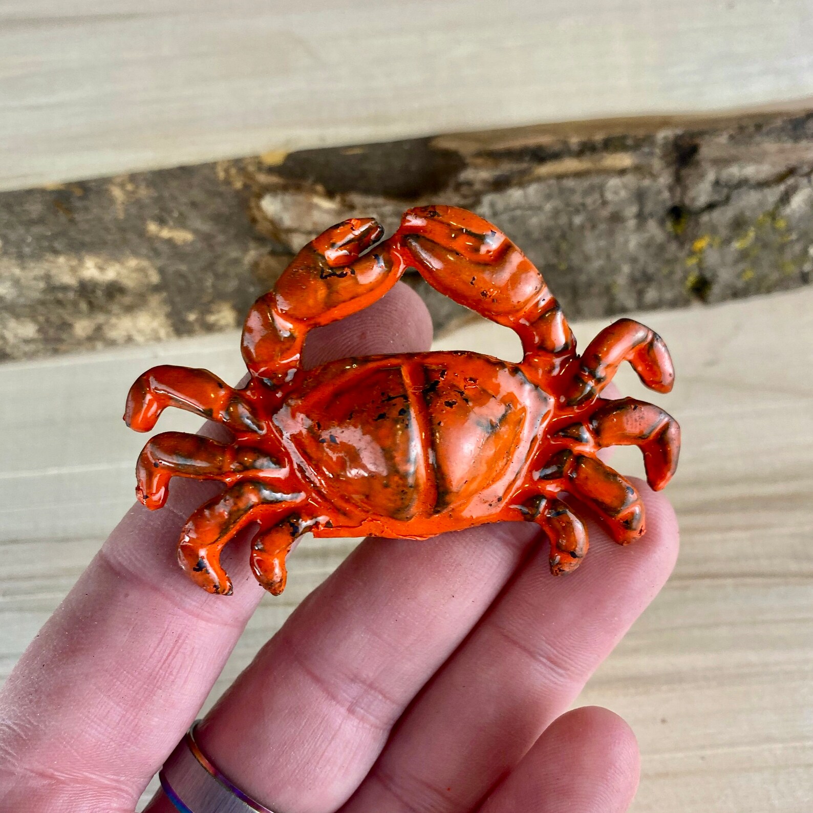 Crab Drawer Knobs in Red or Gold Crab Knobs for Etsy