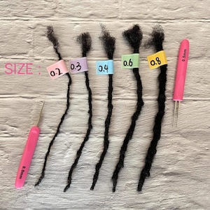 Loc Extensions Sample — Size / Color / Texture Test | Personalized Custom Locs Consultation