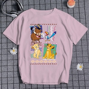 Funny The Lion King T-shirt Cute Simba T-shirt Lion King Hakuna Matata Tee Cartoon Park Shirt 2025 Trip Shirt Summer Vacation Shirt Gift