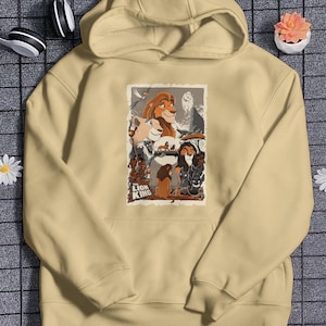 Vintage Lion King Hoodie Retro Simba And Mufasa Hoodie Hakuna Matata Shirt Cartoon Park Shirt 2025 Trip Shirt Summer Vacation Shirt Gift