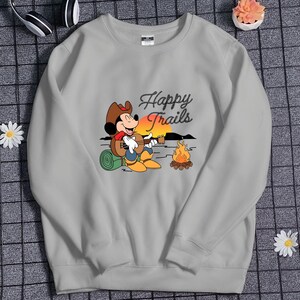 Vintage Mickey Mouse Sweatshirt Retro Mickey Cowboy Shirt Western Cowboy Shirt Funny Shirt For Cartoon Park Shirt Vacation Trip Shirt Gift