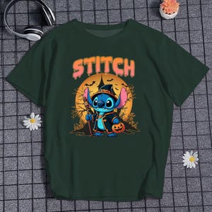 Halloween Stitch Shirt Vintage Stitch Unisex T-Shirt Horror Stitch Tee Family Matching Tee Gifts