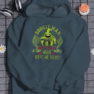 Boogie Man Shirt, Nightmare Before Inspired Unisex Hoodie, Scary Movie Characters Shirt, Halloween Shirt Gifts