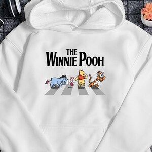 Cute Friends Of Winnie The Pooh Hoodie Piglet Tigger Eeyore Hoodie Cute Animal Kingdom Hoodie Friends Hoodie