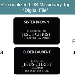 Etichetta missionaria LDS personalizzata Missione LDS Chiesa di Gesù Cristo dei Santi degli Ultimi Giorni Cricut Vinile Scrapbooking Creazione di biglietti