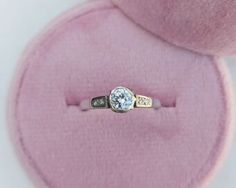 Art Deco diamond ring | Vintage diamond ring | Platinum diamond ring | Vintage engagement ring | 1930s Engagement ring | Heirloom ring