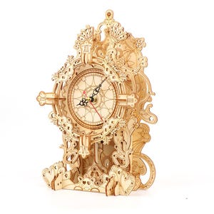 DIY Wooden Beauty and the Beast Clock Kit - Fairytale Gift