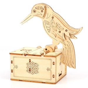 DIY Wooden Hummingbird Box Kit - Unique & Charming Gift