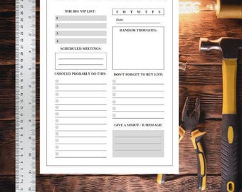 Funny Honey Get It Done List / Couples Task Checklist / Husband, Partner / Weekend Projects / Printable To-Do List / Letter size 8.5"x11"