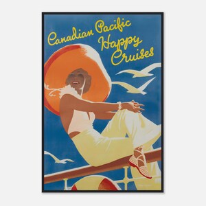 Canada Pacific Cruises Travel Poster | Vintage Ocean Liner Print | Retro Travel Wall Art
