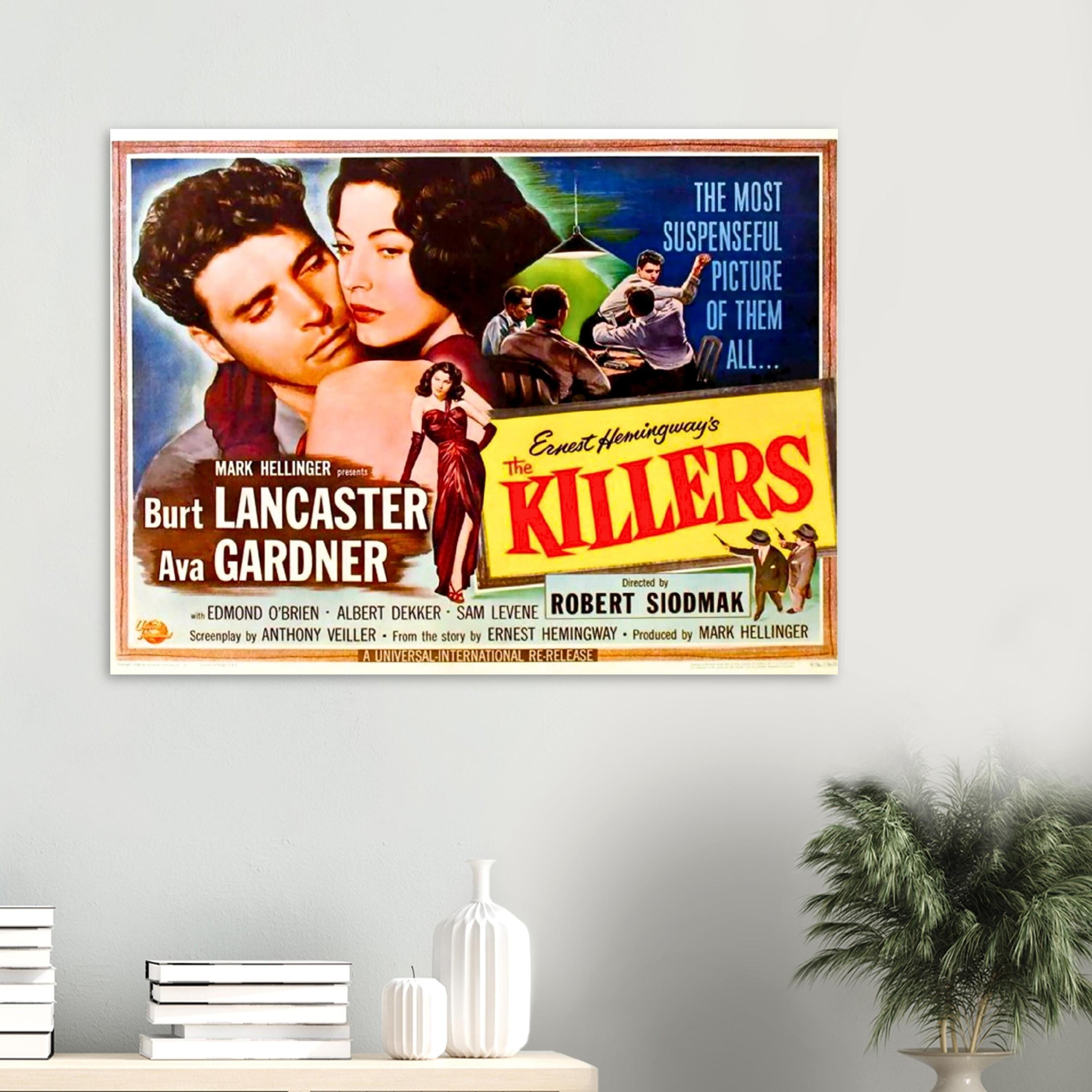 The Killers Movie Poster – 1946 Film Noir Print – Classic Burt