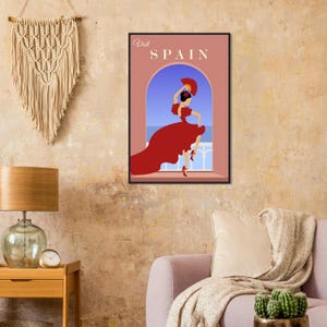 Poster di viaggio di Venezia - Stampa artistica da parete vintage italiana / Download digitale