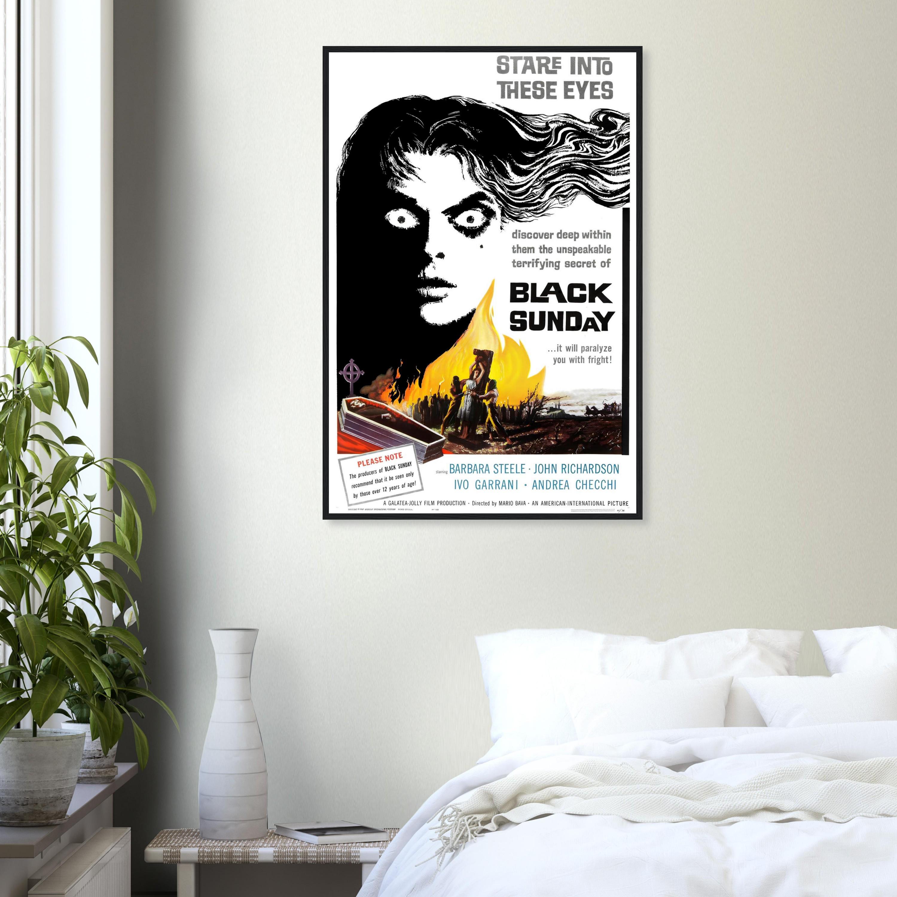 Black Sunday 1960 Movie Poster | Classic Italian Horror Art