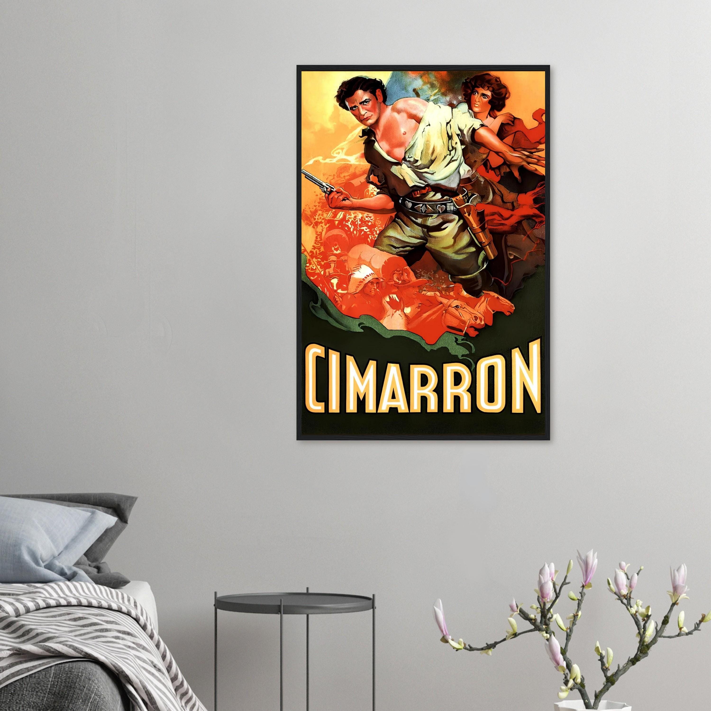Cimarron 1931 Movie Poster | Vintage Western Film Art | Classic