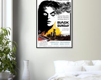 Black Sunday 1960 Movie Poster | Classic Italian Horror Art