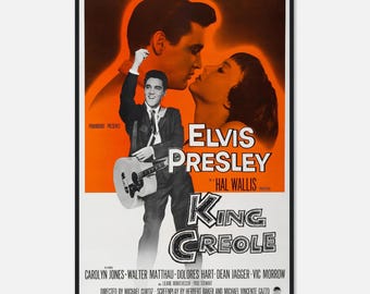 キング・クレオール 1958 エルヴィス・プレスリー カルト映画ポスター
