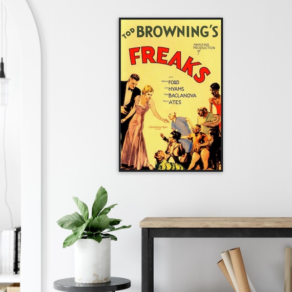 Freaks Movie Poster | 1932 Cult Horror Print | Vintage Circus Film