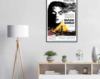 Black Sunday 1960 Movie Poster | Classic Italian Horror Art