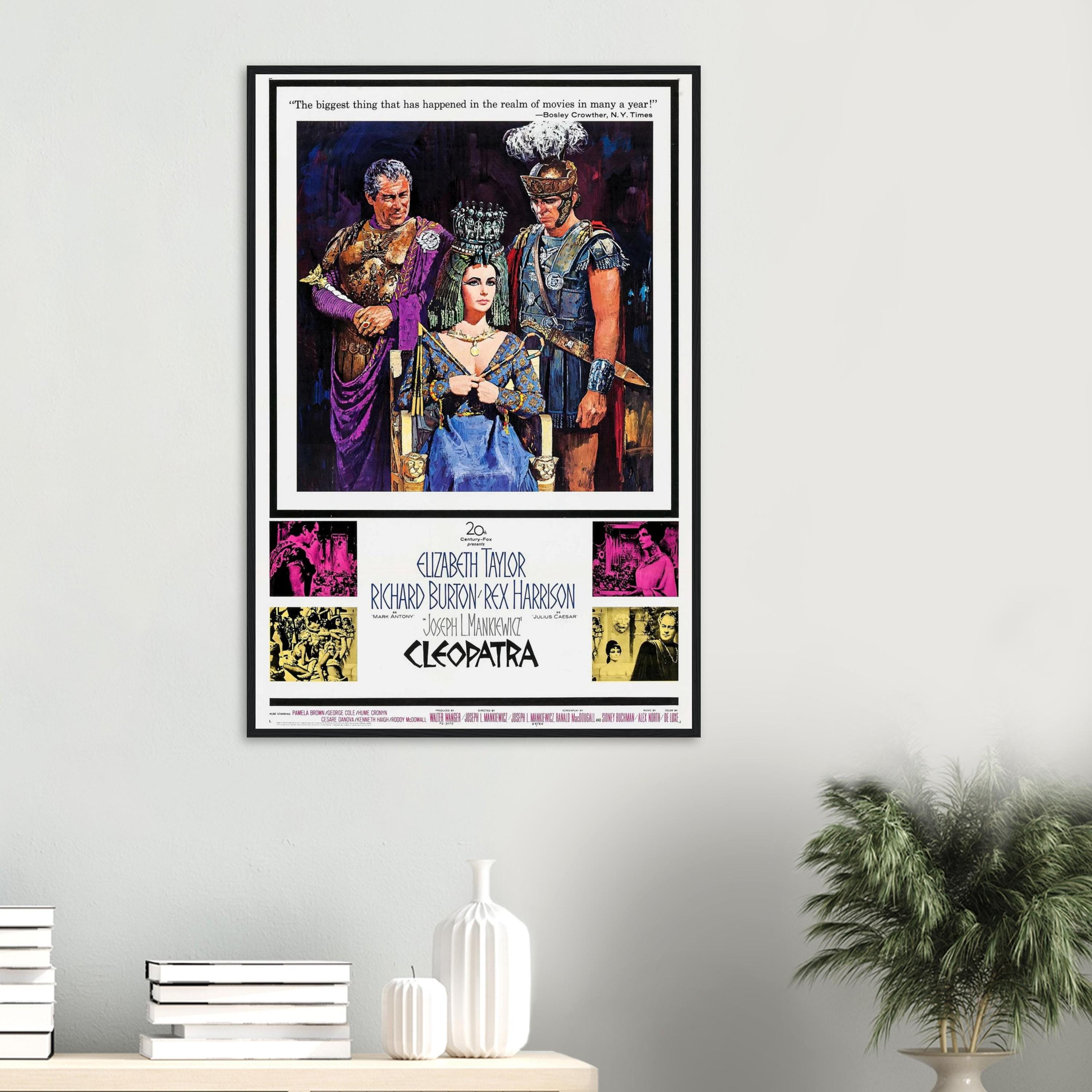 クレオパトラ映画ポスター | 1963年エリザベス・テイラーのプリント