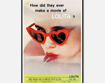 ロリータのポスターは木製に印刷されています。スタンリー