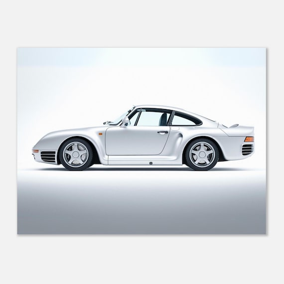 m10★ポスター8枚 Porsche 959 Poster | Vintage Supercar Wall Art | Classic 80s
