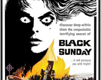 ブラック・サンデー 1960年映画ポスター | クラシックなイタリアン