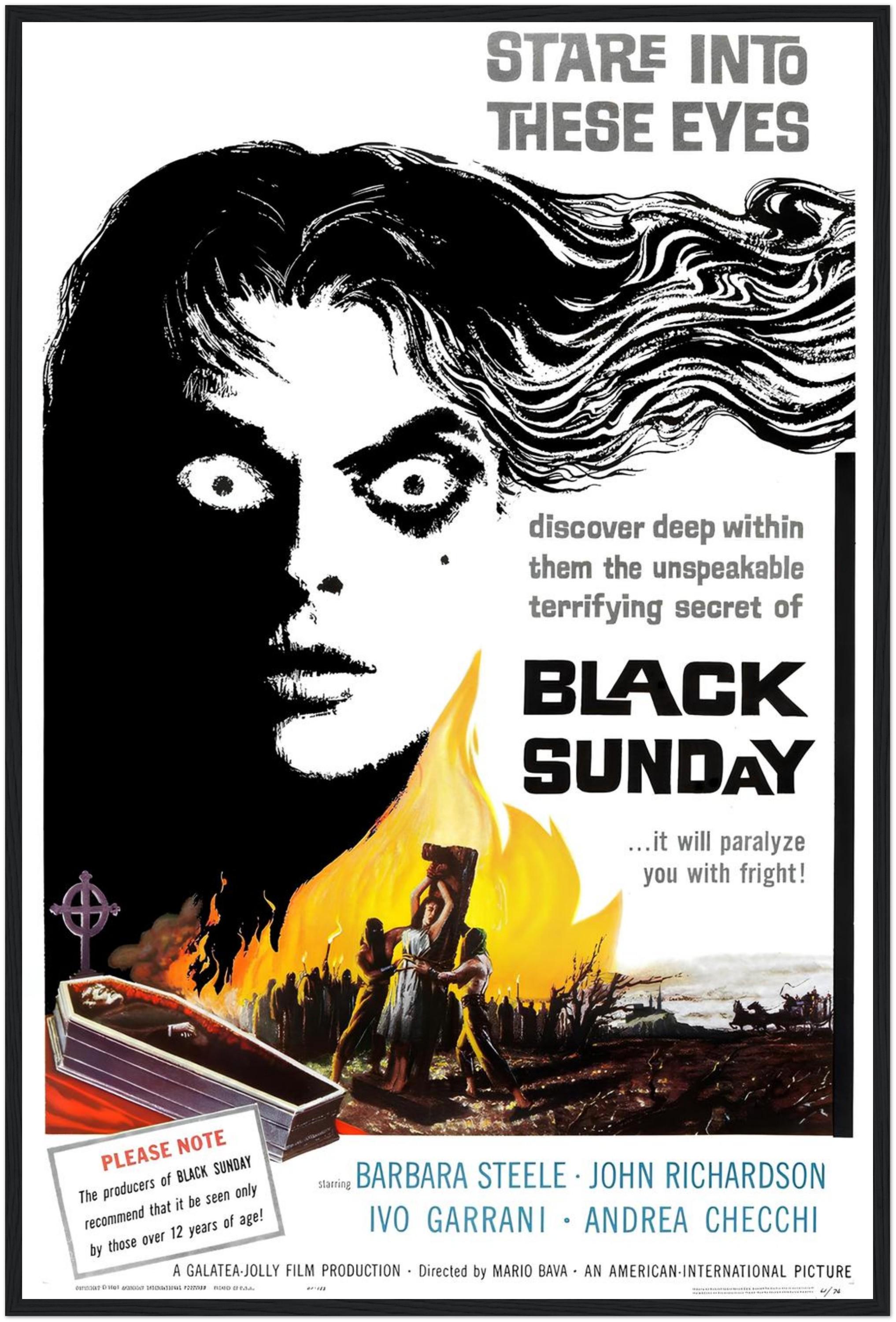 ブラック・サンデー 1960年映画ポスター | クラシックなイタリアン