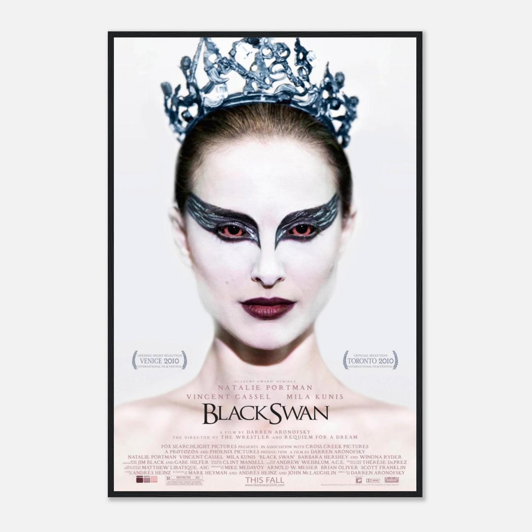 Black Swan Movie Poster – Psychological Thriller Wall Art – Natalie ...