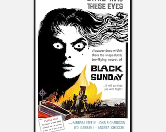 ブラック・サンデー 1960年映画ポスター | クラシックなイタリアン