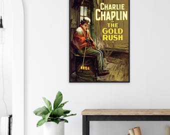 黄金狂時代 ポスター | 1925年 チャーリー・チャップリン 映画プリント