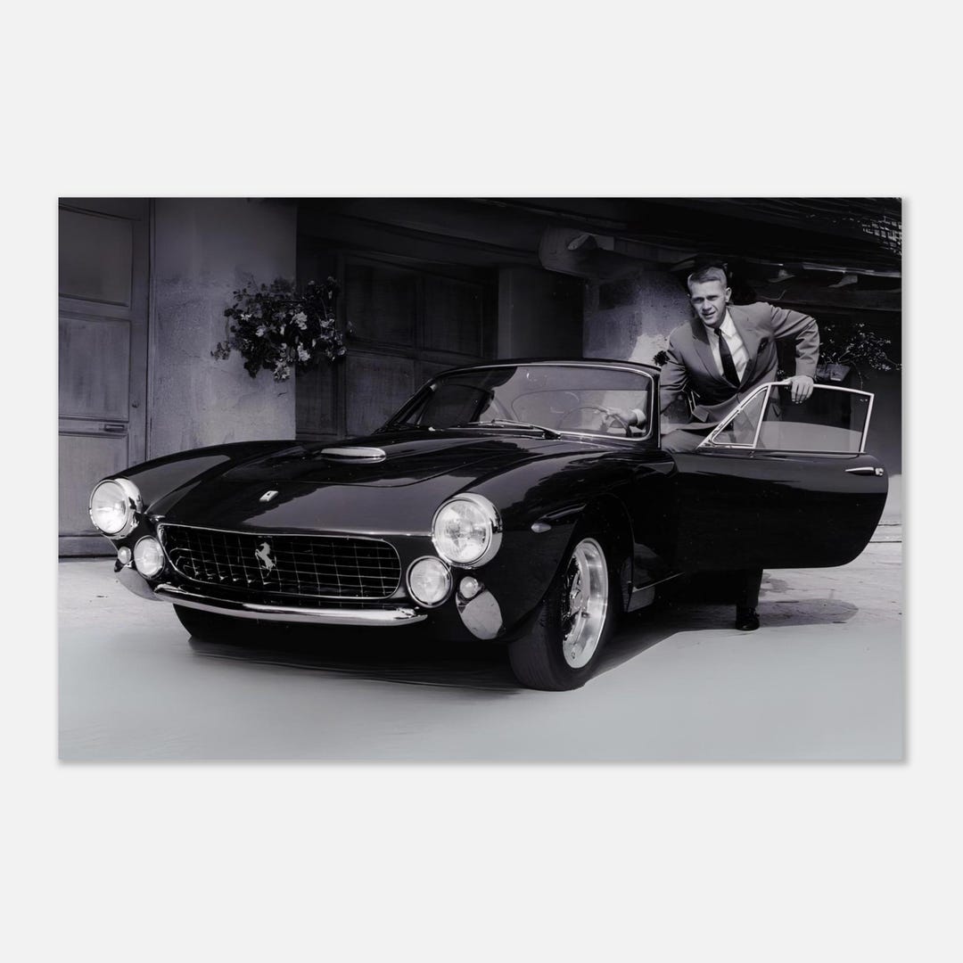 BBR スティーブ・マックイーンの愛車　フェラーリ２５０ＧＴ　ルッソ BBR スティーブ・マックイーンの愛車 フェラーリ250GT ルッソ BBR