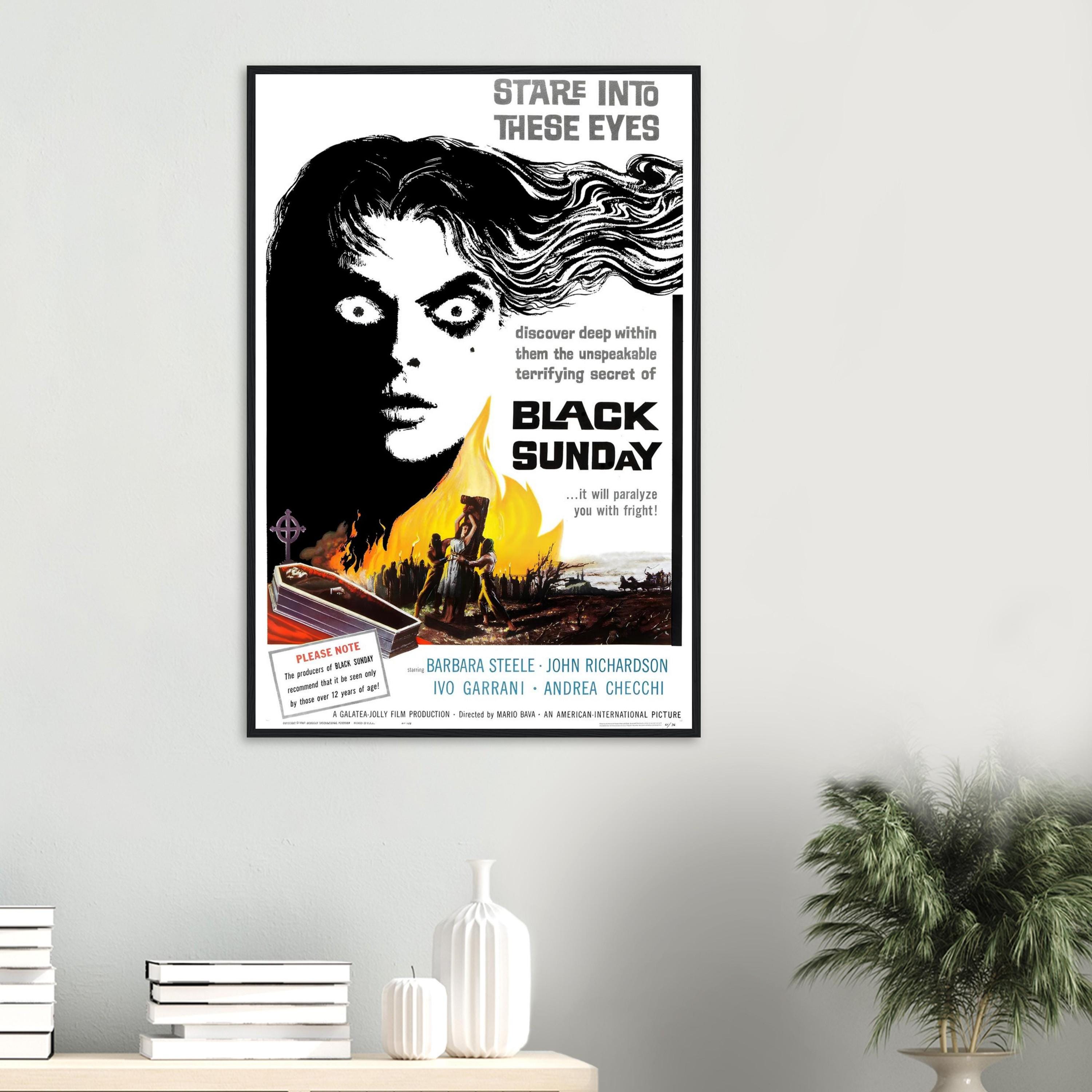 Black Sunday 1960 Movie Poster | Classic Italian Horror Art