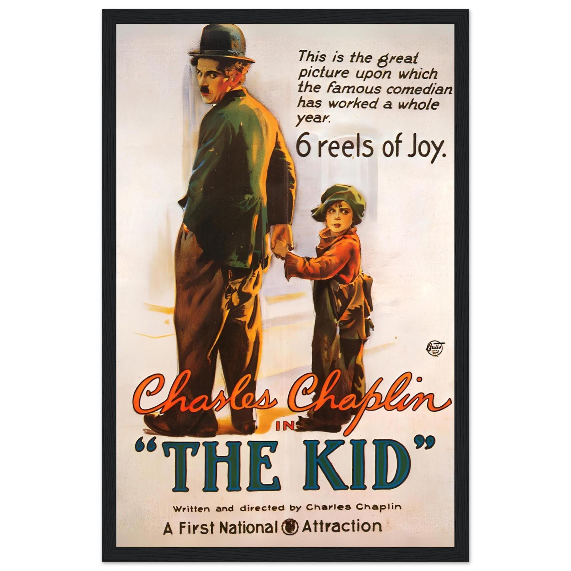 The Kid ワンシート映画ポスター CHARLIE CHAPLIN Original 1921 the Kid Indian One Sheet Movie Poster Charlie