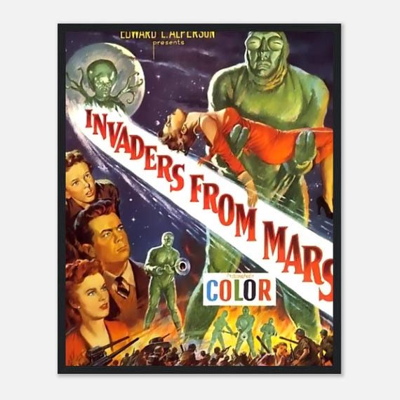 火星からの侵略者 映画ポスター – 1953年 SFホラープリント