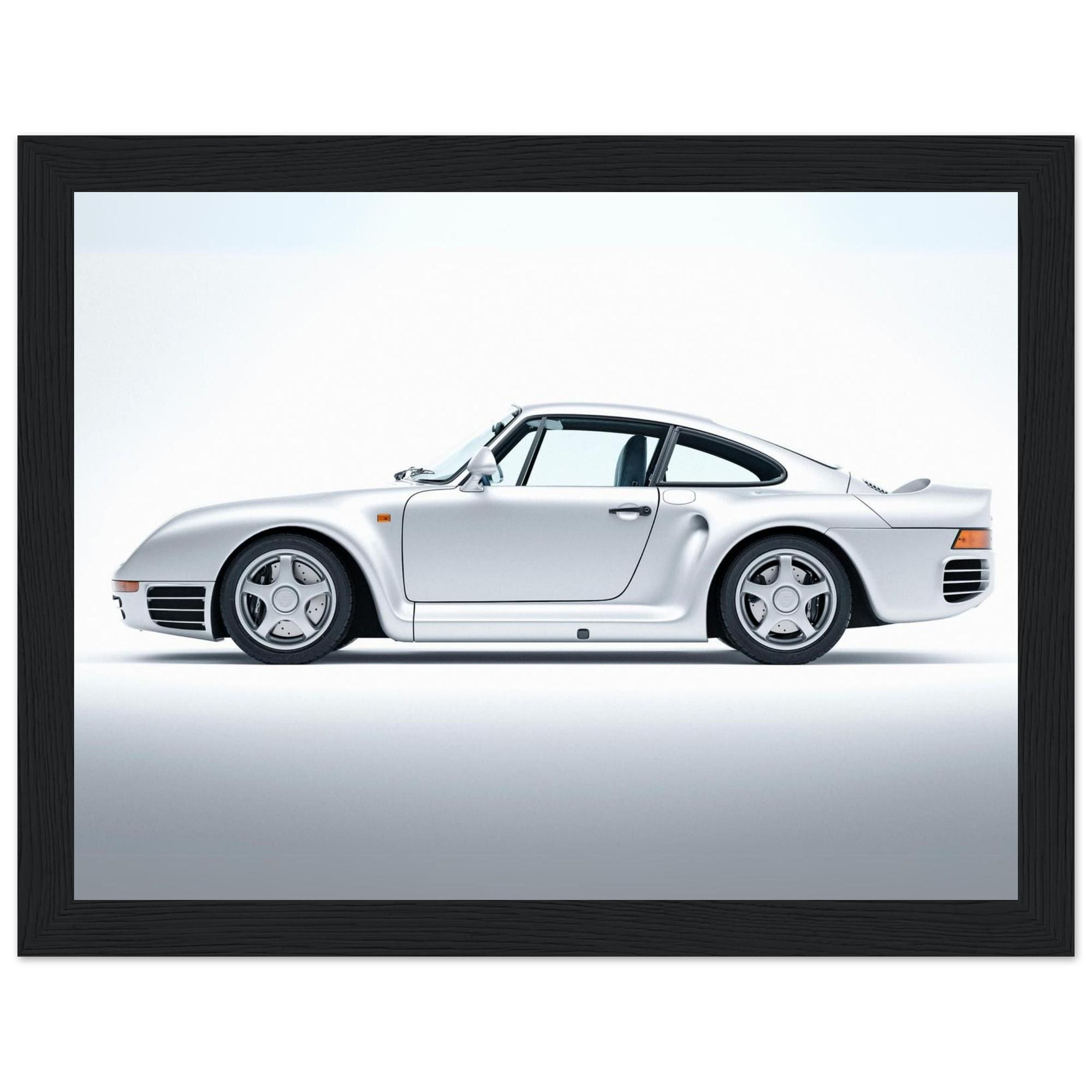 Porsche 959 Poster | Vintage Supercar Wall Art | Classic 80s