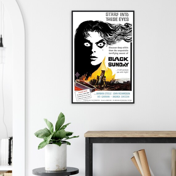 Black Sunday 1960 Movie Poster | Classic Italian Horror Art