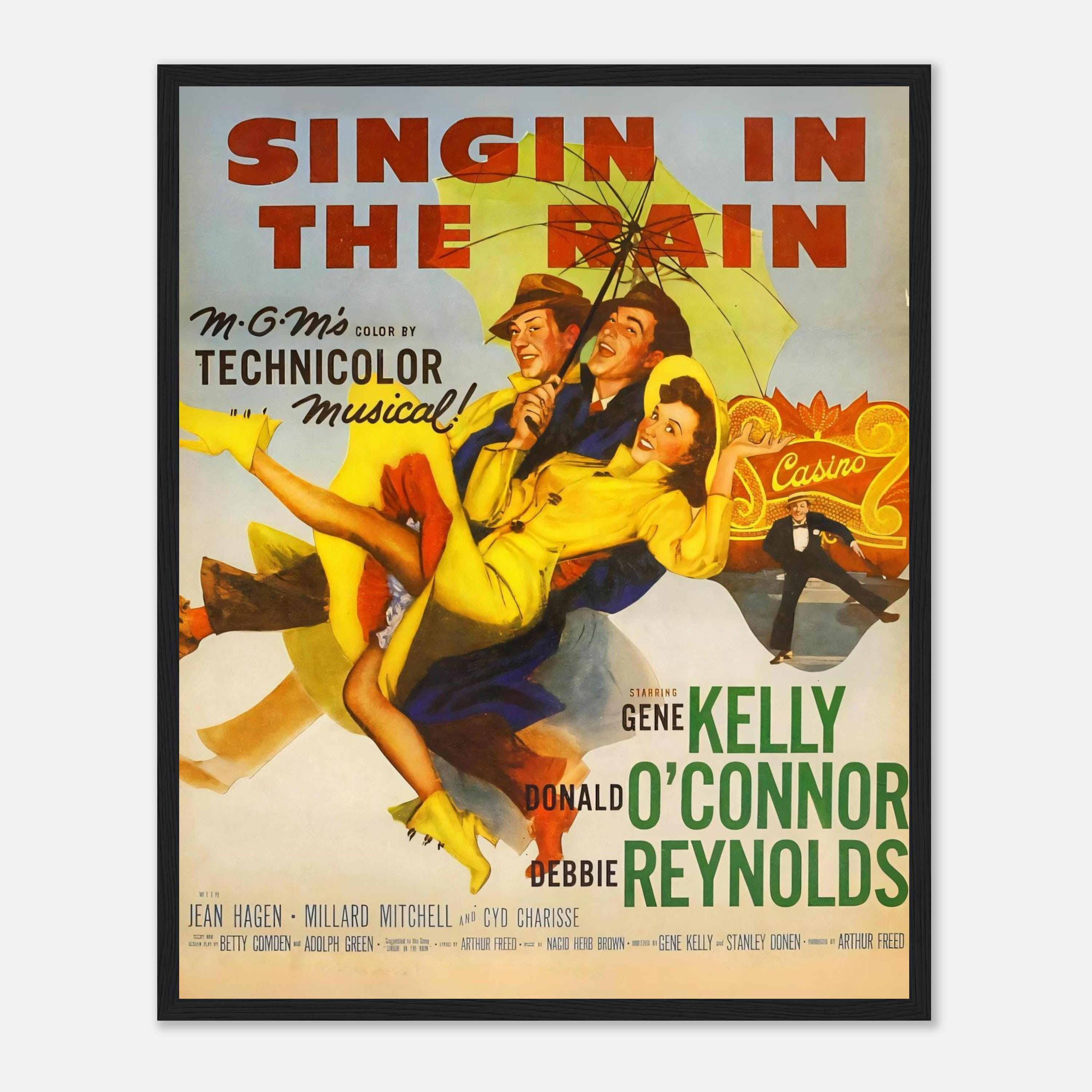 SINGING In The RAIN Poster – Gene Kelly, 50 X 70 Cm, Kunstdruck Auf Papier, Ideal Für Filmfans & Wohnzimmerdeko