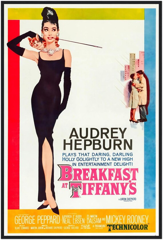 ティファニーで朝食をポスター | オードリー・ヘプバーンの映画アート