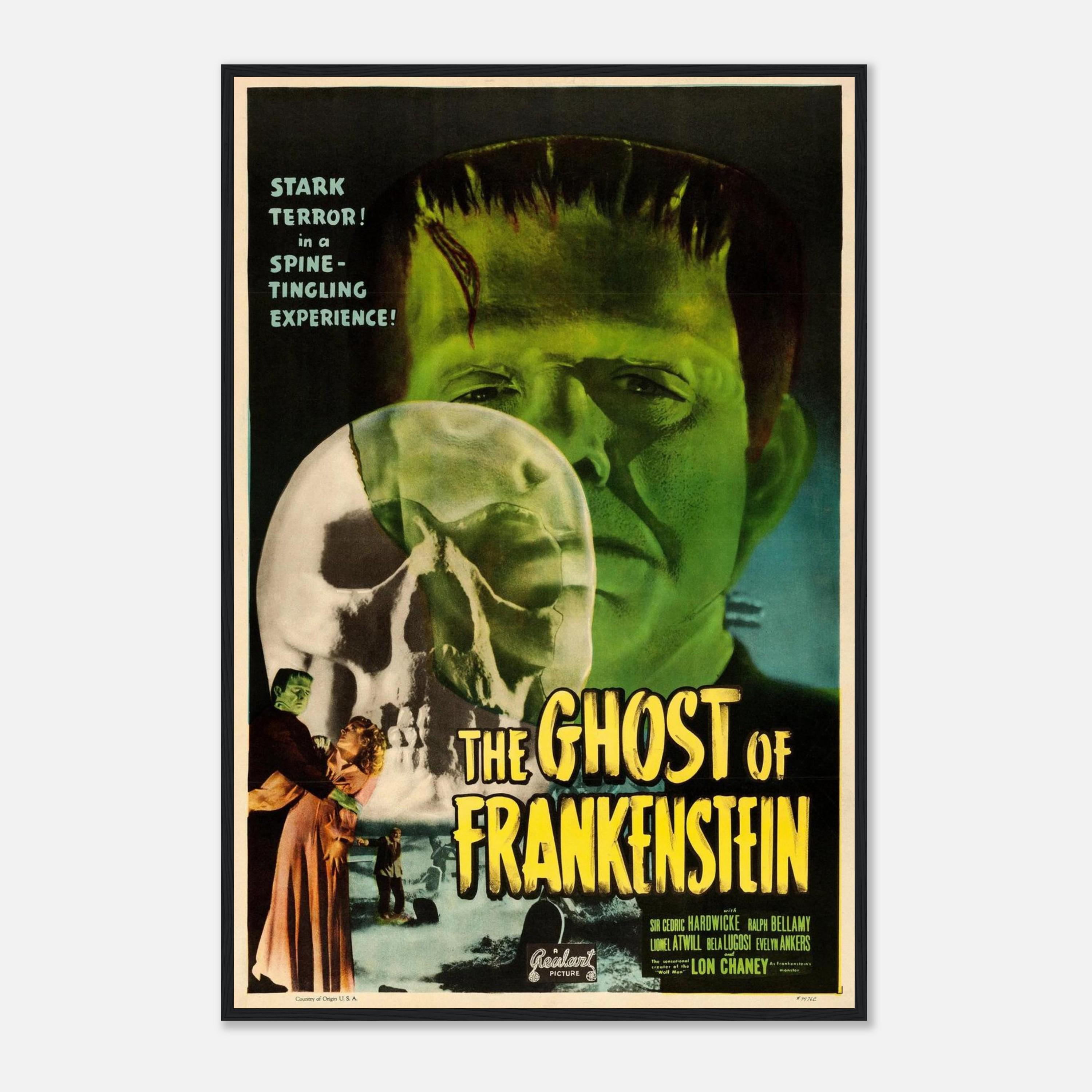 フランケンシュタインの幽霊ポスター | 1942年ホラー映画プリント