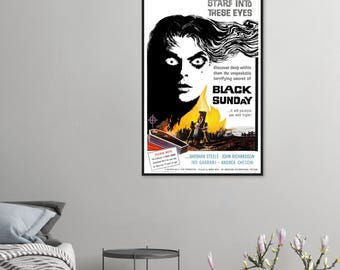 Black Sunday 1960 Movie Poster | Classic Italian Horror Art