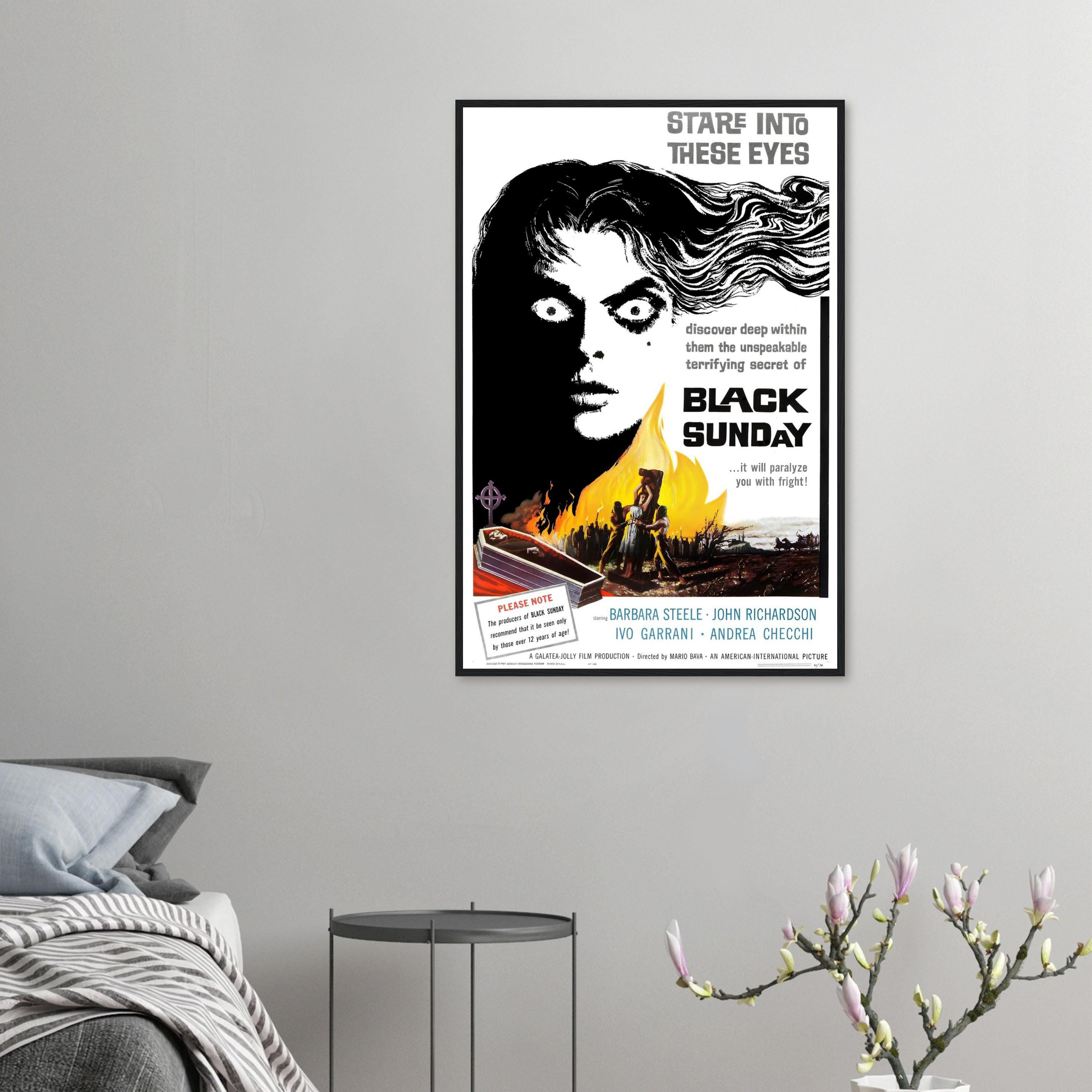 Black Sunday 1960 Movie Poster | Classic Italian Horror Art