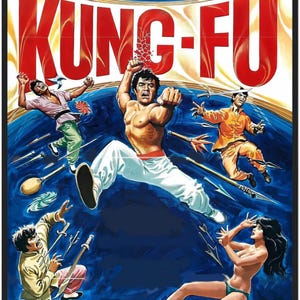 18 Weapons of Kung Fu Poster | Vintage Martial Arts Movie Art | Classic Kung Fu Film Decor - Digital Download