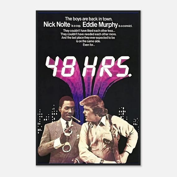 48時間 映画ポスター | エディ・マーフィ＆ニック・ノルティ アート