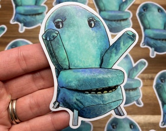 Chairry - Sticker - 3.5"x2.5"