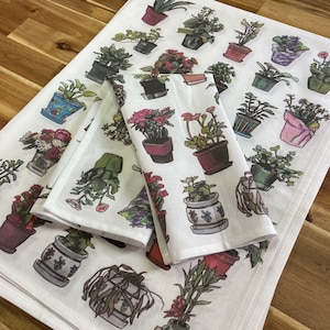 Tea Towel - Beesly Botanicals - 15"x20" - 100% Cotton