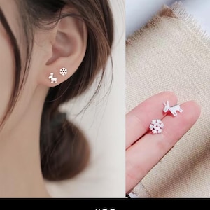 Schattige Koreaanse oorknopjes + GRATIS cadeau