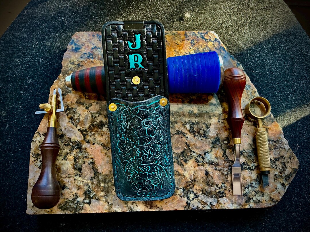 Box Sheath Custom Hand Tooled Box Cutter Sheath - Etsy